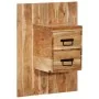 Mesita de noche madera maciza de acacia 60x32x80 cm de , Mesitas de noche - Ref: Foro24-4017529, Precio: 92,46 €, Descuento: %