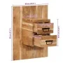 Mesita de noche madera maciza de acacia 60x32x80 cm de , Mesitas de noche - Ref: Foro24-4017529, Precio: 92,46 €, Descuento: %