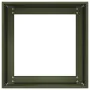 Jardinera de acero laminado en frío verde oliva 40x40x40 cm von , Töpfe und Pflanzgefäße - Ref: Foro24-860664, Preis: 50,82 €...