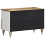 Mueble de TV madera maciza de mango 70x33,5x46 cm von , CD- und DVD-Speicher - Ref: Foro24-4018665, Preis: 72,53 €, Rabatt: %
