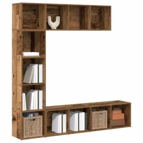Estantería para libros 3 uds madera vieja madera de ingeniería by , Bookcases and shelves - Ref: Foro24-3328549, Price: 169,5...