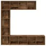 Estantería para libros 3 uds madera vieja madera de ingeniería de , Librerías y estanterías - Ref: Foro24-3328549, Precio: 16...