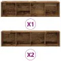 Estantería para libros 3 uds madera vieja madera de ingeniería de , Librerías y estanterías - Ref: Foro24-3328549, Precio: 16...