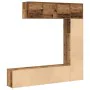 Estantería para libros 3 uds madera vieja madera de ingeniería de , Librerías y estanterías - Ref: Foro24-3328549, Precio: 16...