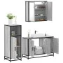 Set de muebles de baño 3 pzas madera contrachapada gris sonoma von , Badezimmermöbel - Ref: Foro24-3300953, Preis: 238,22 €, ...