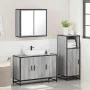 Set de muebles de baño 3 pzas madera contrachapada gris sonoma von , Badezimmermöbel - Ref: Foro24-3300953, Preis: 238,22 €, ...