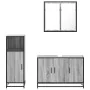 Set de muebles de baño 3 pzas madera contrachapada gris sonoma von , Badezimmermöbel - Ref: Foro24-3300953, Preis: 238,22 €, ...