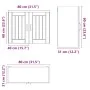 Armario de pared de cocina Lucca roble ahumado von , Küchenschränke - Ref: Foro24-853832, Preis: 75,87 €, Rabatt: %