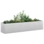 Jardinera 200x40x40 cm de acero galvanizado by , Pots and planters - Ref: Foro24-860687, Price: 98,14 €, Discount: %