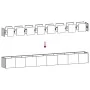 Jardinera 360x40x40 cm acero inoxidable by , Pots and planters - Ref: Foro24-860700, Price: 225,54 €, Discount: %