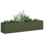 Jardinera de acero laminado en frío verde oliva 200x40x40 cm von , Töpfe und Pflanzgefäße - Ref: Foro24-860685, Preis: 132,02...