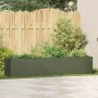 Jardinera de acero laminado en frío verde oliva 200x40x40 cm von , Töpfe und Pflanzgefäße - Ref: Foro24-860685, Preis: 132,02...