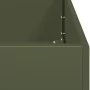 Jardinera de acero laminado en frío verde oliva 200x40x40 cm von , Töpfe und Pflanzgefäße - Ref: Foro24-860685, Preis: 132,02...