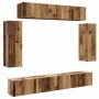 Conjunto de mueble de TV 6 piezas montado la pared madera vieja von , TV-Möbel - Ref: Foro24-3329001, Preis: 278,29 €, Rabatt: %