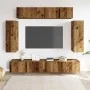 Conjunto de mueble de TV 6 piezas montado la pared madera vieja von , TV-Möbel - Ref: Foro24-3329001, Preis: 278,29 €, Rabatt: %