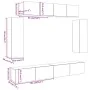 Conjunto de mueble de TV 6 piezas montado la pared madera vieja von , TV-Möbel - Ref: Foro24-3329001, Preis: 278,29 €, Rabatt: %
