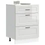 Mueble bajo de cocina Porto alto brillo blanco de , Armarios de cocina - Ref: Foro24-854261, Precio: 125,11 €, Descuento: %