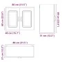 Armario de pared de cocina Kalmar blanca de alto brillo von , Küchenschränke - Ref: Foro24-853589, Preis: 78,07 €, Rabatt: %