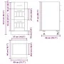 Mueble bajo de cocina Lucca roble ahumado von , Küchenschränke - Ref: Foro24-854235, Preis: 88,02 €, Rabatt: %