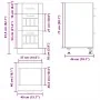 Mueble bajo de cocina Lucca roble marrón von , Küchenschränke - Ref: Foro24-854237, Preis: 88,02 €, Rabatt: %
