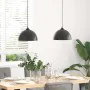 Lámparas colgantes 2 uds regulable en altura E27 negro Ø 30 cm by , Lamps - Ref: Foro24-4103451, Price: 51,07 €, Discount: %