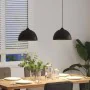 Lámparas colgantes 2 uds regulable en altura E27 negro Ø 30 cm by , Lamps - Ref: Foro24-4103451, Price: 51,07 €, Discount: %