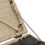 Taburetes de jardín con cojines 2 uds beige 40x40x43 cm by , Outdoor ottomans - Ref: Foro24-4104043, Price: 125,05 €, Discoun...