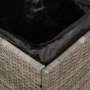 Taburetes de jardín con cojines 2 uds gris 40x40x43 cm by , Outdoor ottomans - Ref: Foro24-4104041, Price: 124,87 €, Discount: %