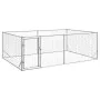 Perrera de exterior puerta acero galvanizado plateado 3x2x1 m de , Casetas para perros - Ref: Foro24-4105413, Precio: 110,27 ...
