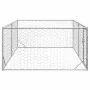 Perrera de exterior puerta acero galvanizado plateado 3x2x1 m de , Casetas para perros - Ref: Foro24-4105413, Precio: 110,27 ...
