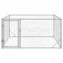 Perrera de exterior puerta acero galvanizado plateado 2x2x1 m von , Hundehütten - Ref: Foro24-4105411, Preis: 88,41 €, Rabatt: %