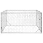 Perrera de exterior puerta acero galvanizado plateado 2x2x1 m von , Hundehütten - Ref: Foro24-4105411, Preis: 88,41 €, Rabatt: %