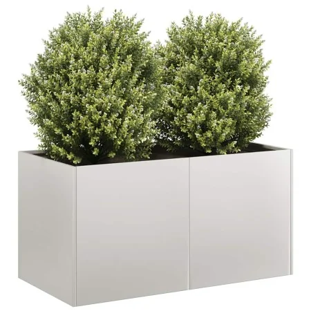 Jardinera 80x40x40 cm acero inoxidable by , Pots and planters - Ref: Foro24-860672, Price: 98,64 €, Discount: %