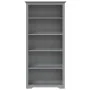 Librería BODO 5 estantes madera maciza pino gris 82x40x173 cm by , Bookcases and shelves - Ref: Foro24-355082, Price: 179,67 ...