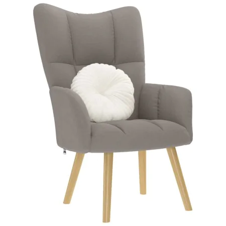 Sillón de relax de tela gris taupe by , Armchairs - Ref: Foro24-4016773, Price: 112,71 €, Discount: %