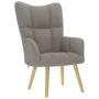Sillón de relax de tela gris taupe by , Armchairs - Ref: Foro24-4016773, Price: 112,71 €, Discount: %