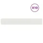 Bordes para césped 10 uds acero laminado frío blanco 15x103 cm by , Garden edging and edging - Ref: Foro24-860143, Price: 44,...