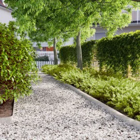 Bordes para césped 10 uds 10x103 cm acero inoxidable by , Garden edging and edging - Ref: Foro24-860134, Price: 59,08 €, Disc...