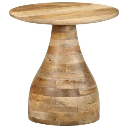 Mesa auxiliar madera maciza de mango Ø40x40 cm by , Side tables - Ref: Foro24-4017534, Price: 115,41 €, Discount: %