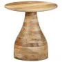 Mesa auxiliar madera maciza de mango Ø40x40 cm by , Side tables - Ref: Foro24-4017534, Price: 115,41 €, Discount: %