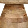 Mesa auxiliar madera maciza de mango Ø50x40 cm by , Side tables - Ref: Foro24-4017536, Price: 138,86 €, Discount: %