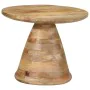 Mesa auxiliar madera maciza de mango Ø50x40 cm by , Side tables - Ref: Foro24-4017536, Price: 138,86 €, Discount: %