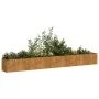 Jardinera oxidada 360x40x40 cm acero corten by , Pots and planters - Ref: Foro24-860702, Price: 189,67 €, Discount: %