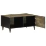 Mesa de centro de madera maciza de mango gris claro 80x50x40 cm by , Coffee table - Ref: Foro24-4017796, Price: 102,11 €, Dis...