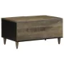 Mesa de centro de madera maciza de mango gris claro 80x50x40 cm by , Coffee table - Ref: Foro24-4017796, Price: 102,11 €, Dis...