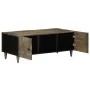 Mesa de centro madera maciza de mango gris claro 100x54x40 cm by , Coffee table - Ref: Foro24-4017804, Price: 136,16 €, Disco...