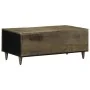 Mesa de centro madera maciza de mango gris claro 100x54x40 cm by , Coffee table - Ref: Foro24-4017804, Price: 136,16 €, Disco...