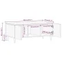 Mesa de centro madera maciza de mango gris claro 100x54x40 cm by , Coffee table - Ref: Foro24-4017804, Price: 136,16 €, Disco...