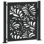 Puerta de jardín diseño ondulado de acero negro 105x106 cm de , Puertas de jardín - Ref: Foro24-4100969, Precio: 211,01 €, De...