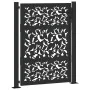 Puerta de jardín diseño de hoja de acero negra 105x130 cm de , Puertas de jardín - Ref: Foro24-4100960, Precio: 197,31 €, Des...